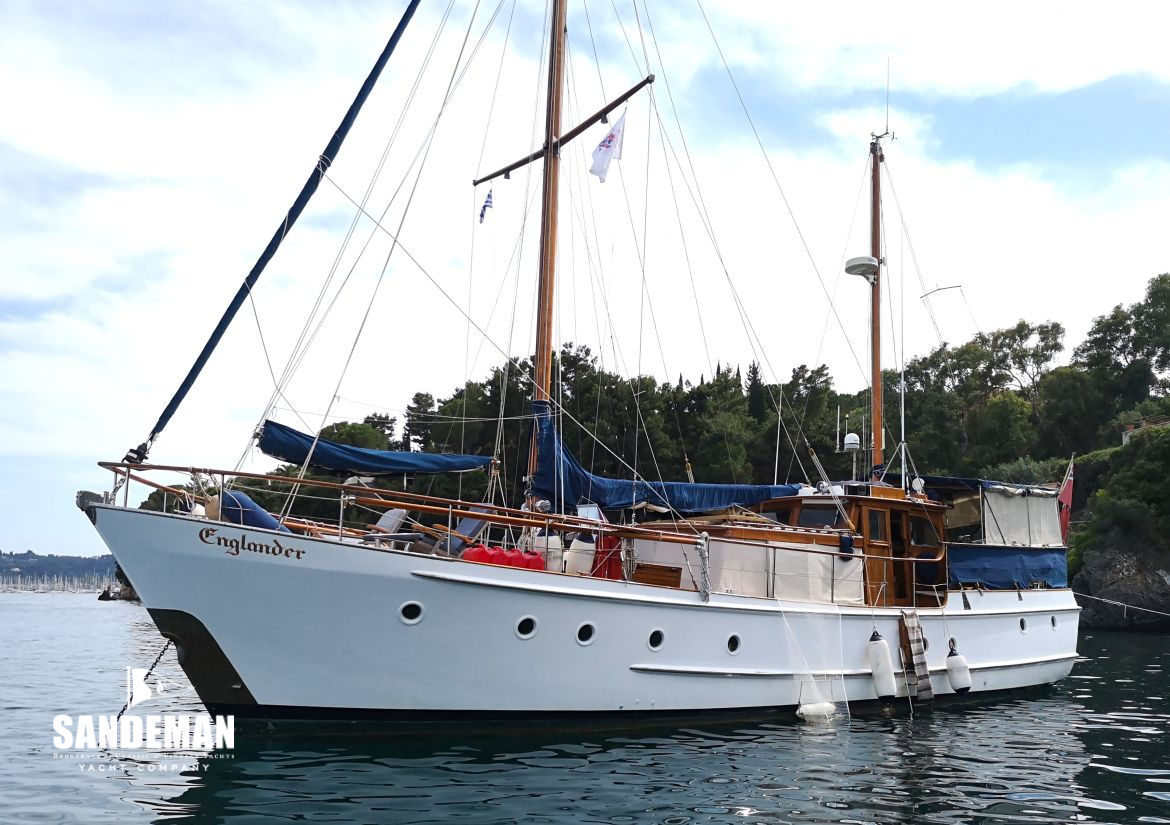 JOHN BAIN 57 FT TWIN SCREW MOTORSAILER KETCH 1971