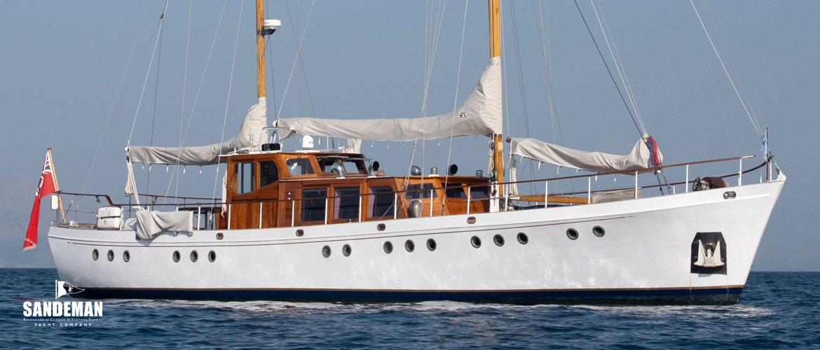 John Bain 73 ft Twin Screw Ketch Motorsailer 1964/2017