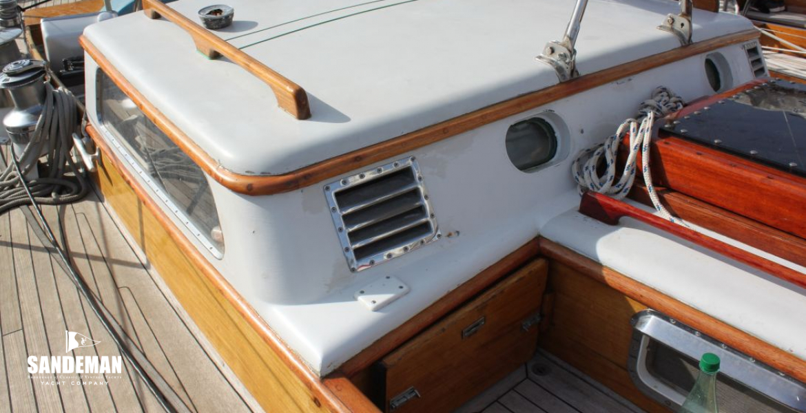Companionway view aft