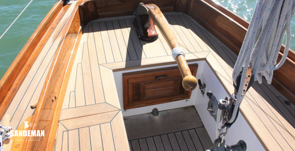 Cockpit view aft