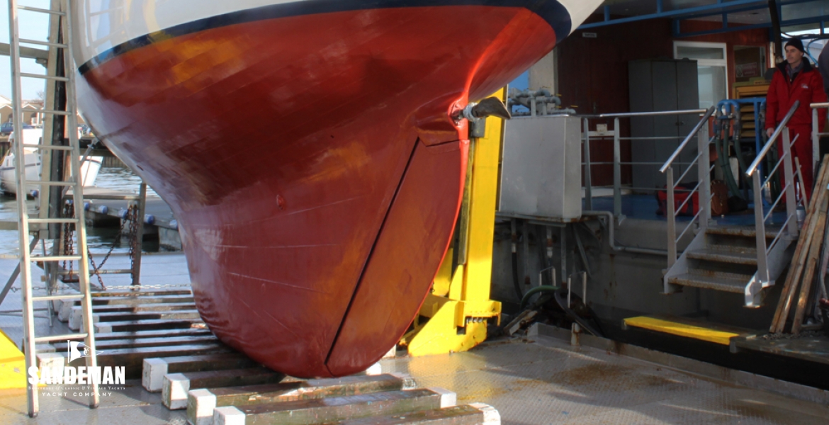 Ashore from aft