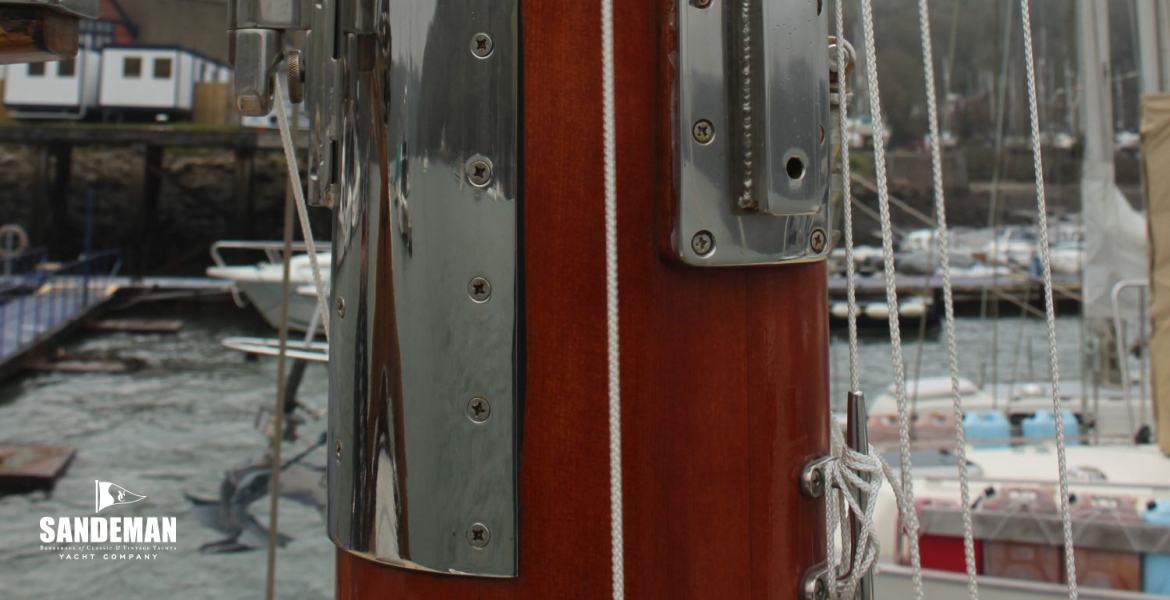 Mast boom fittings