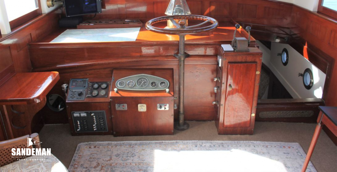Helm position and engine controls