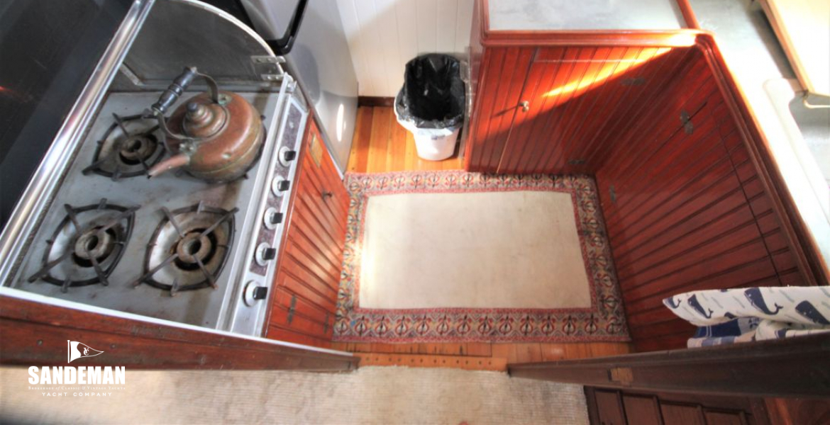 Galley view aft