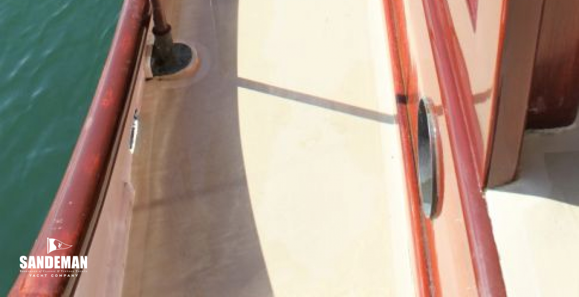 Port side deck view fwd