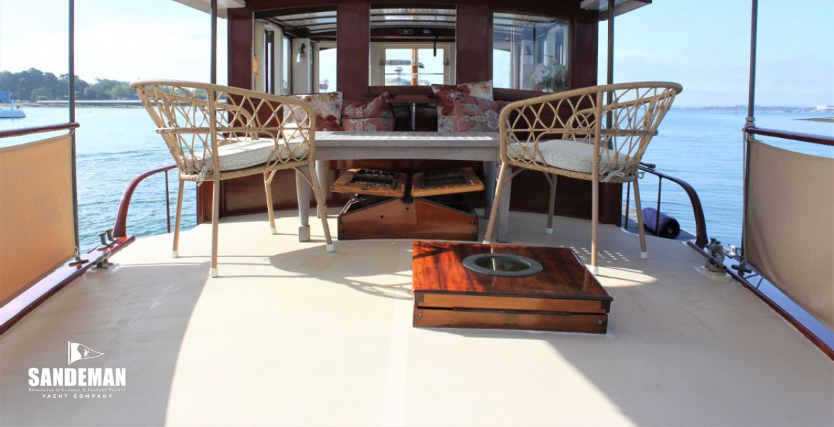 Aft deck view fwd