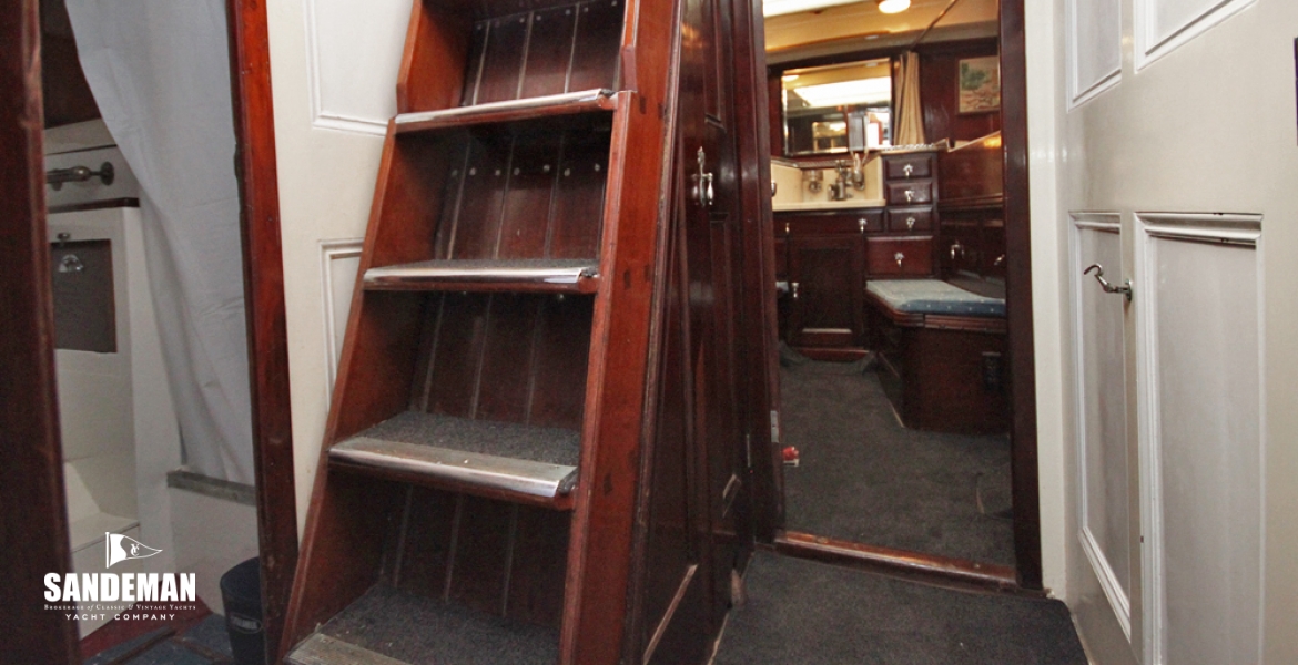 Companionway view aft