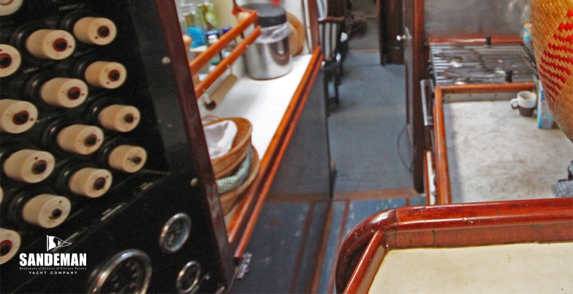 Galley view aft to saloon