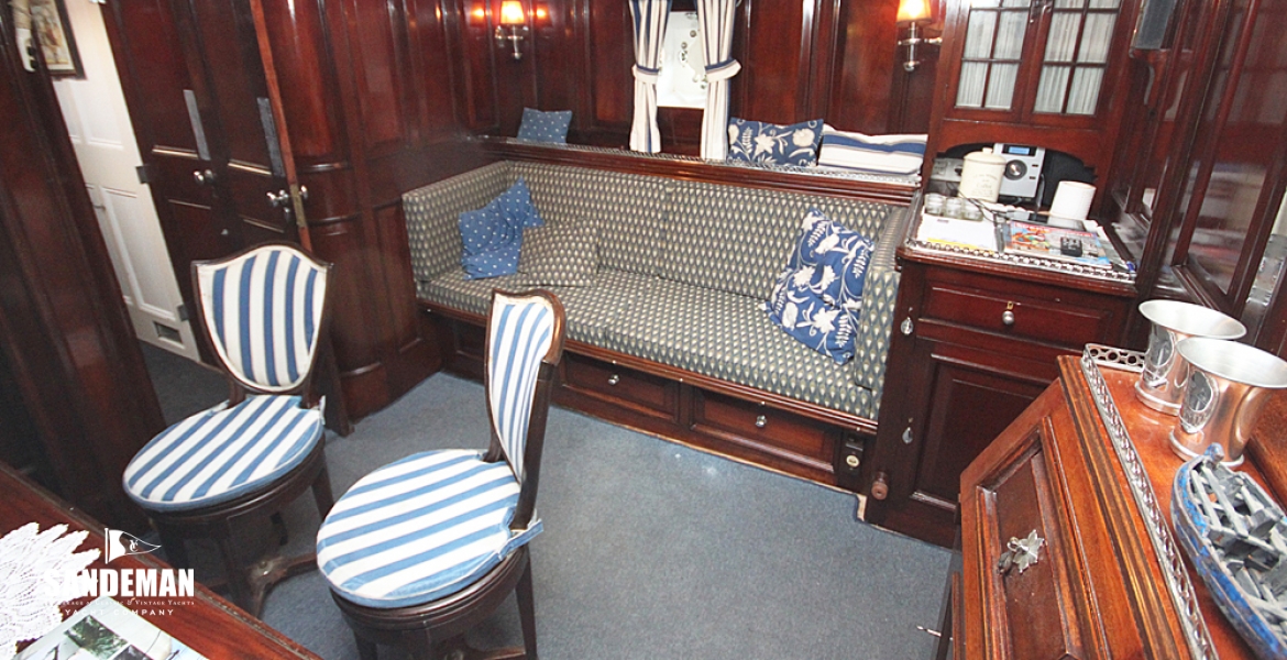 Saloon view to port