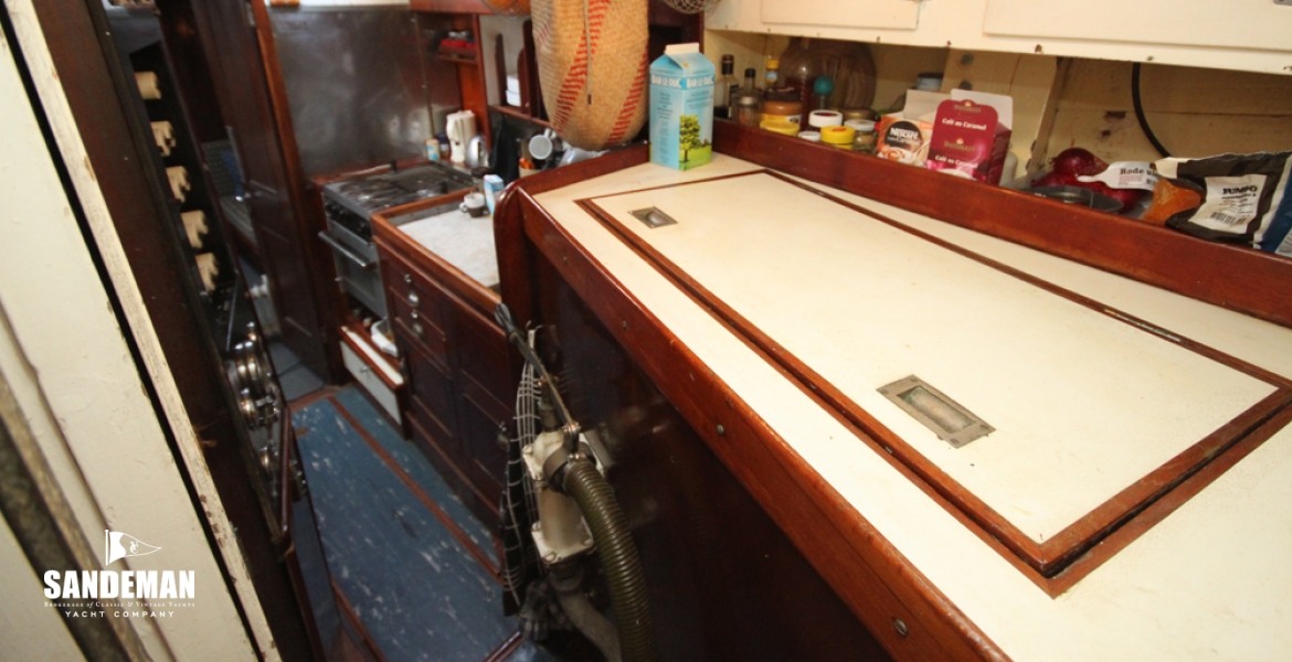 Galley view aft