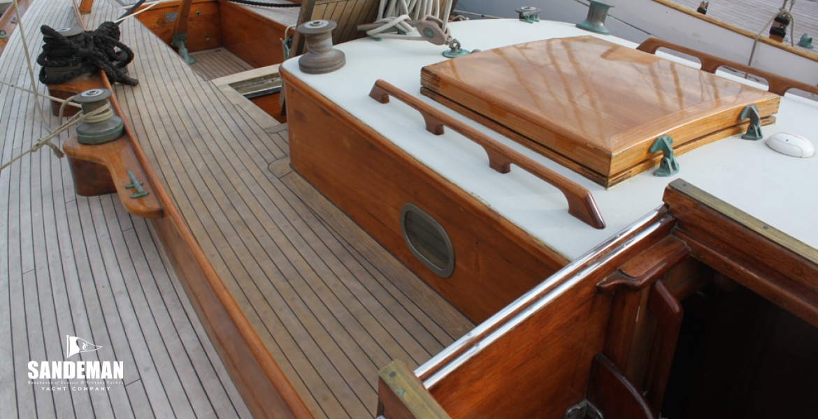 Companionway view aft