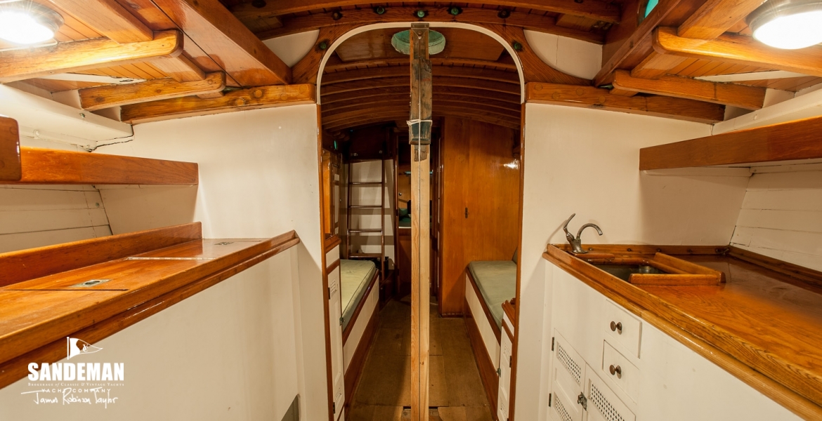 Galley view aft