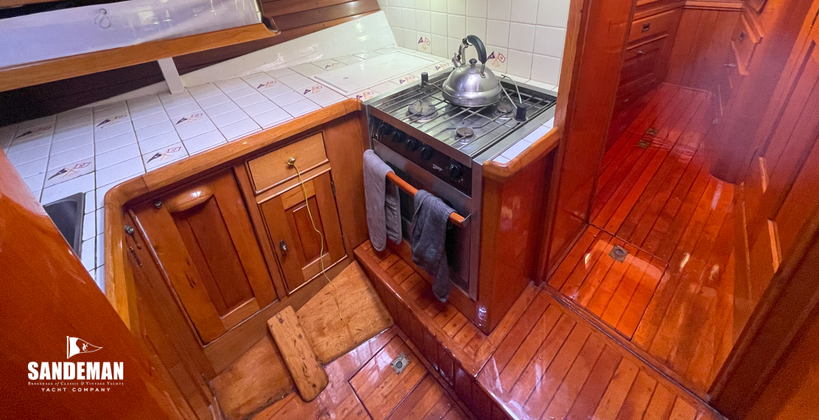 Galley view to port