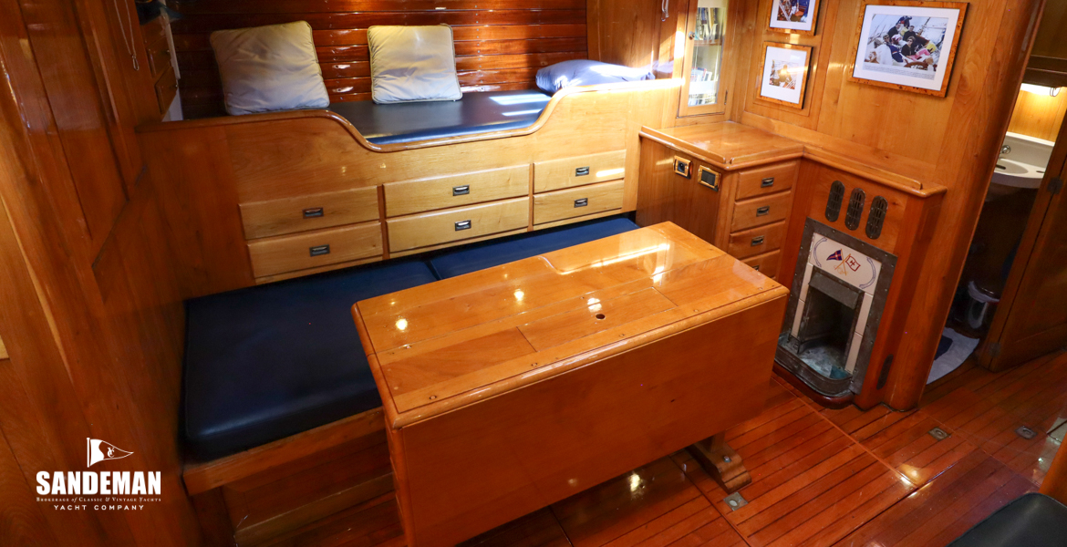 Saloon view forward to port
