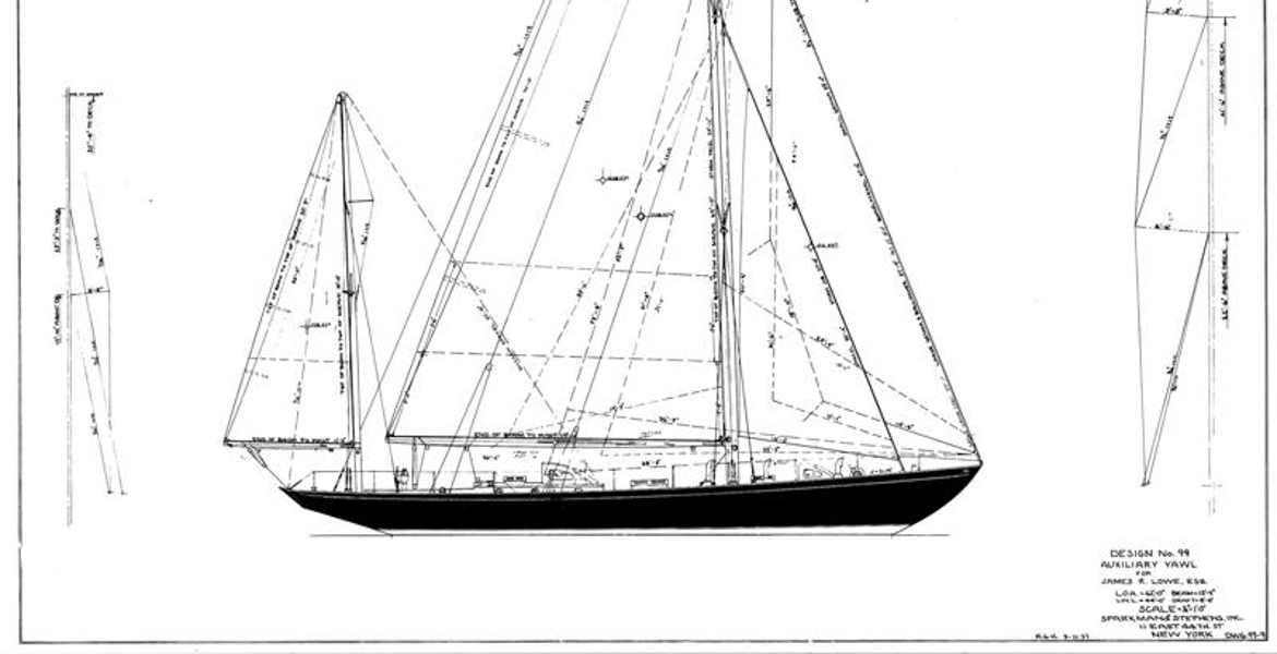 Original sail plan 