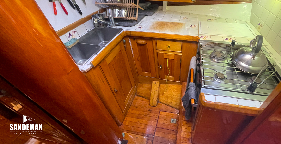 Galley view to port