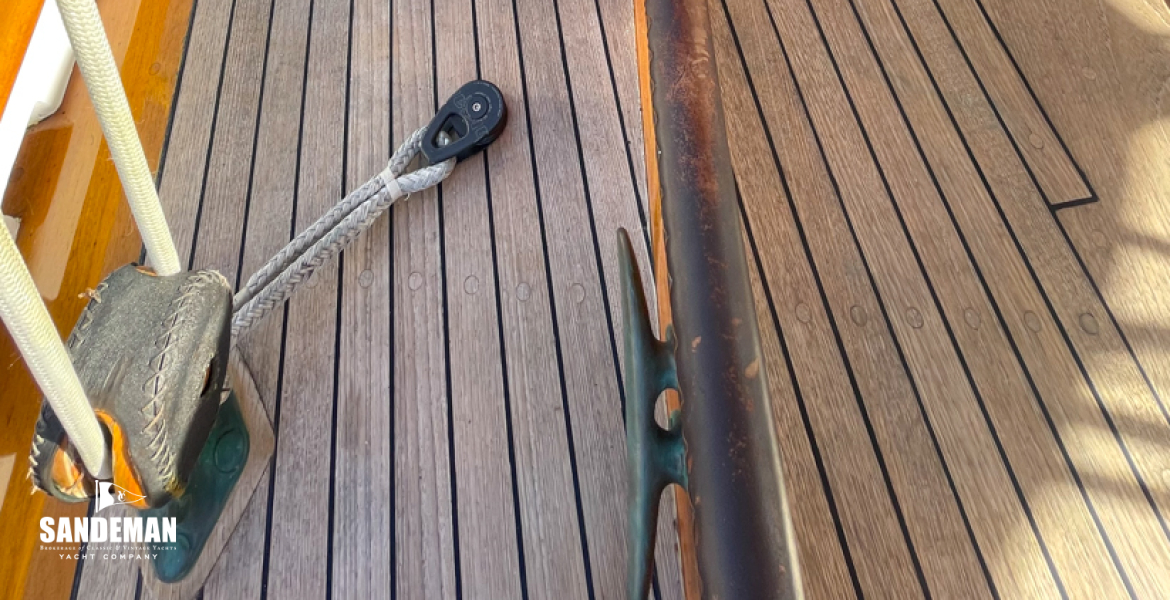 Port side deck view forward