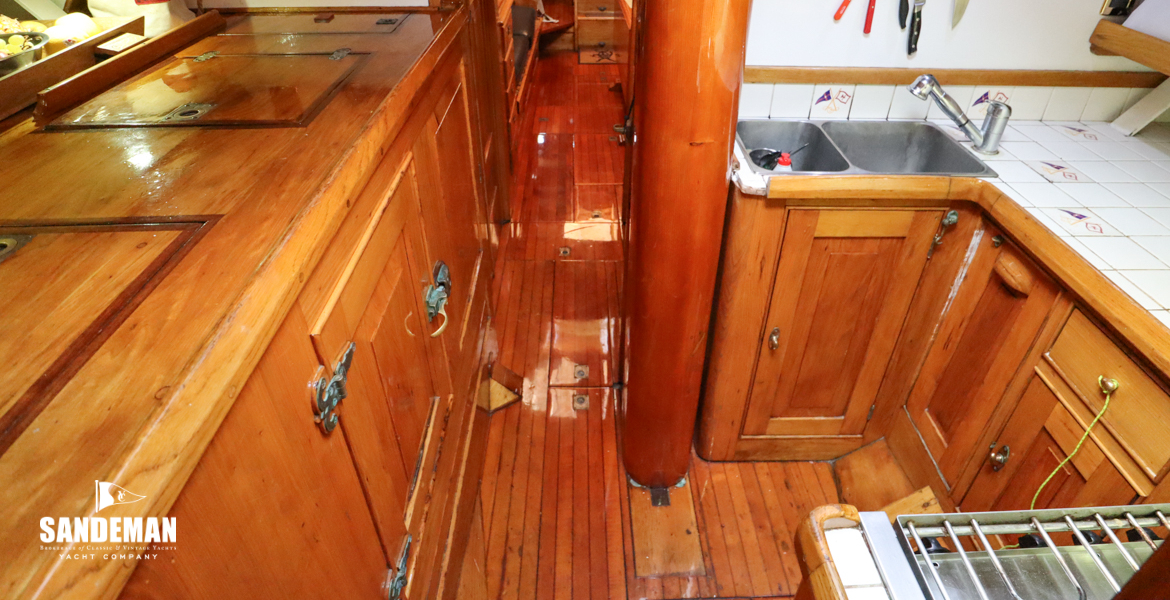 Galley view aft