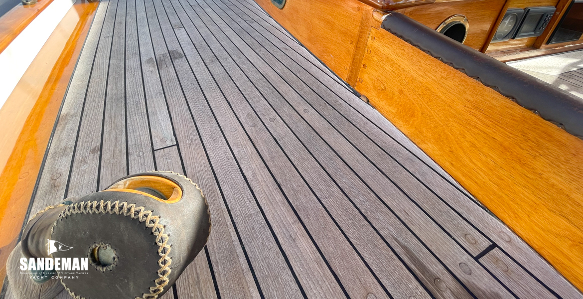 Port side deck view forward