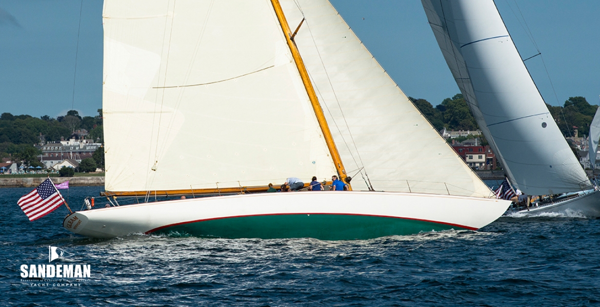05 Stbd tack abeam