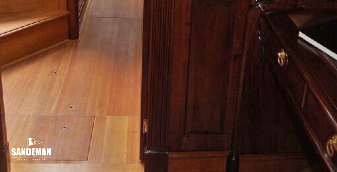 Companionway view aft