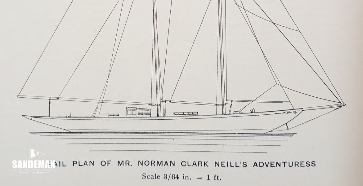 Original Sail Plan 1924
