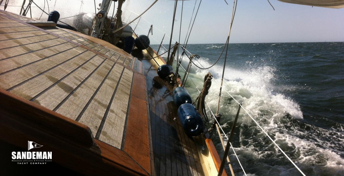 Port tack heeling