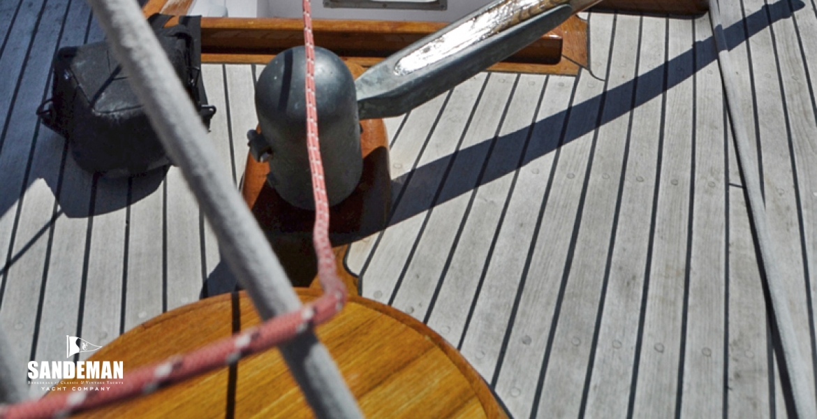 Aft deck view fwd