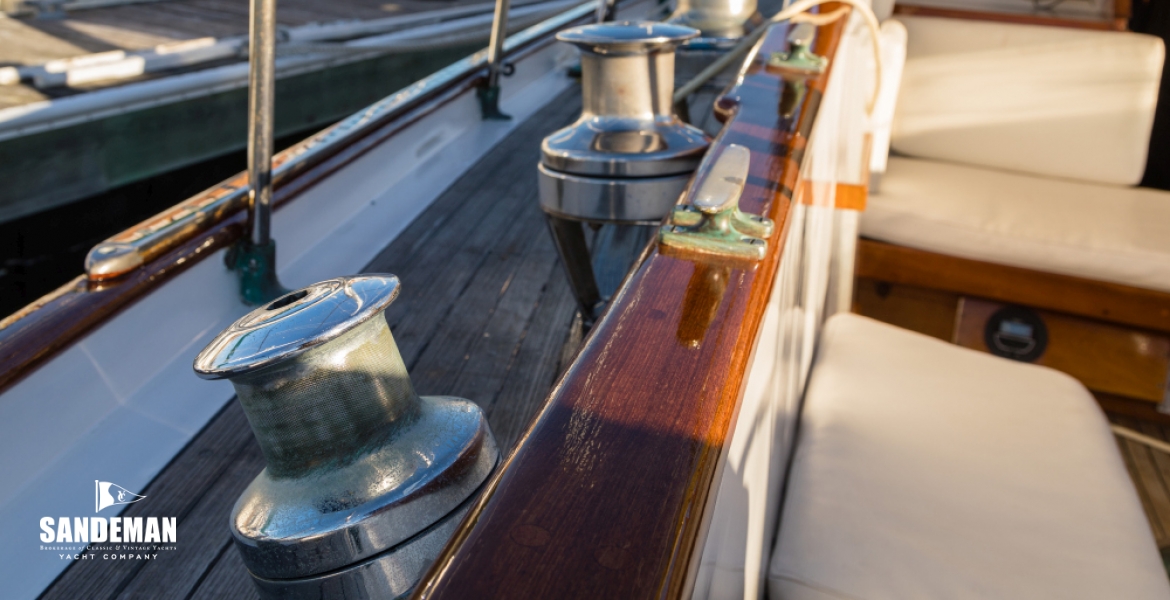 Port side winches view fwd