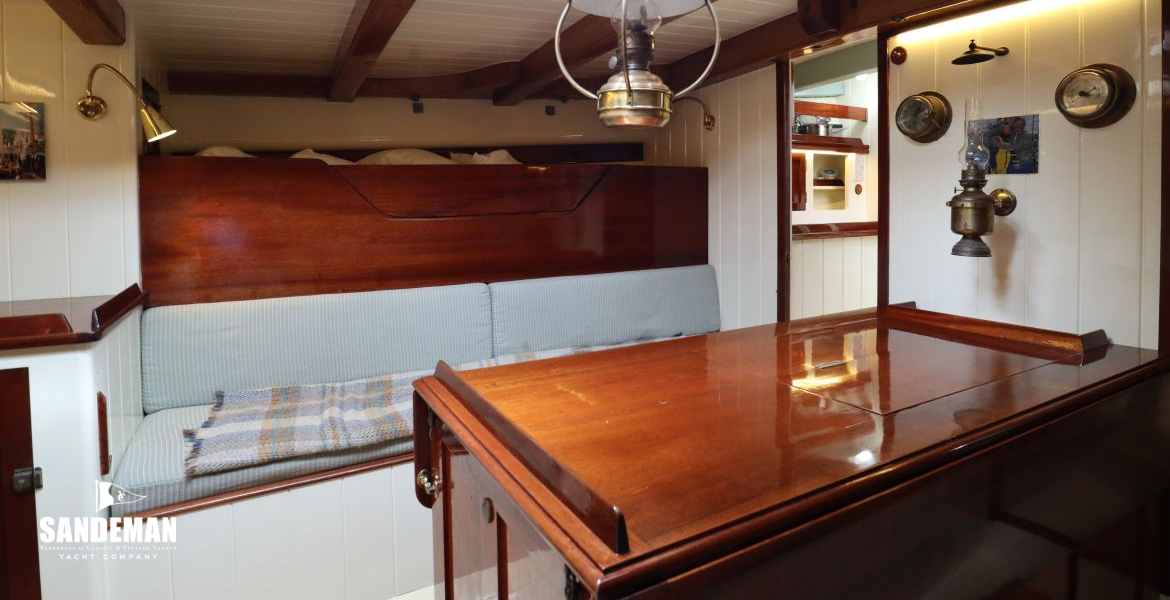 Saloon view forward to port