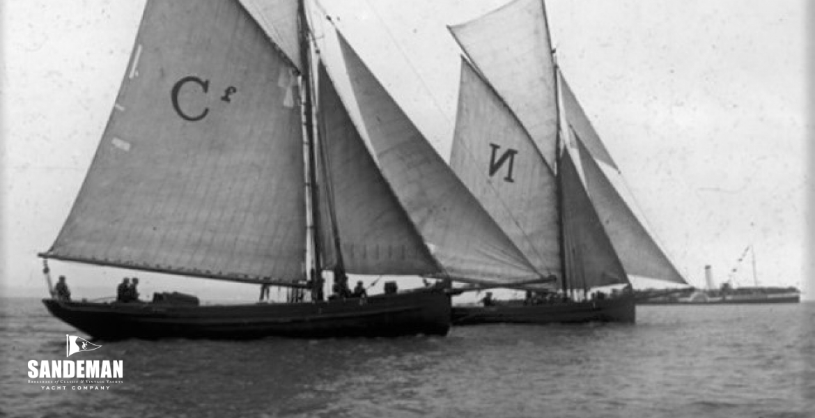 Pilot cutter regatta - ALPHA ahead