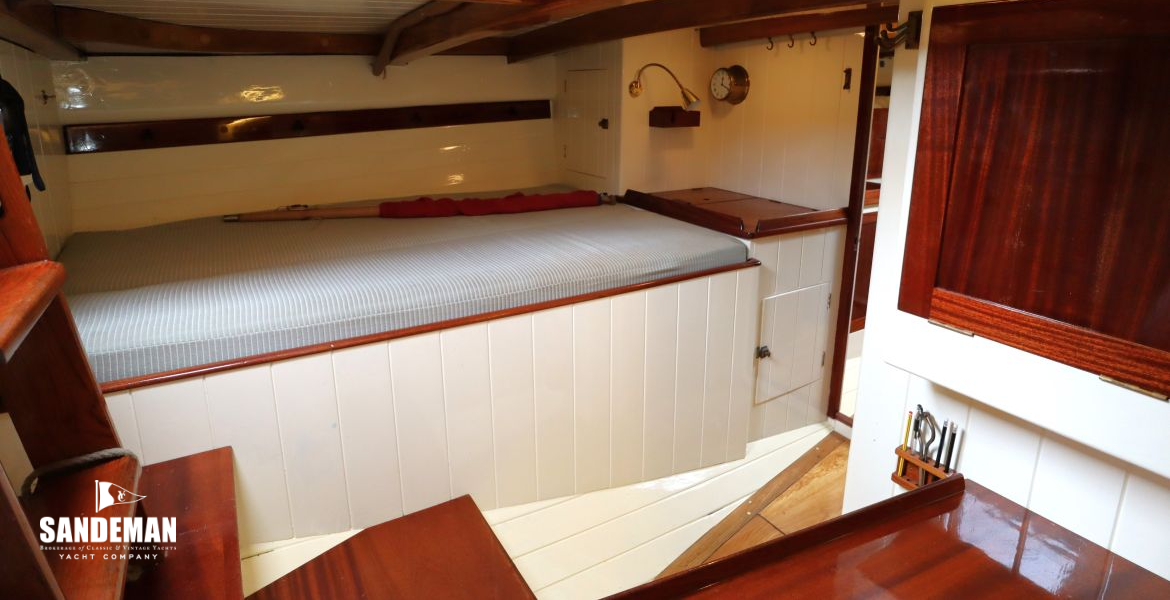 Aft cabin view to port