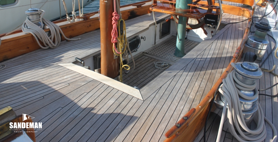 Trunk to cockpit view aft