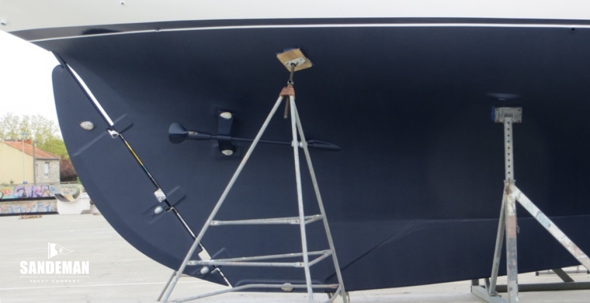 Hauled Out Shaft A-Bracket Prop