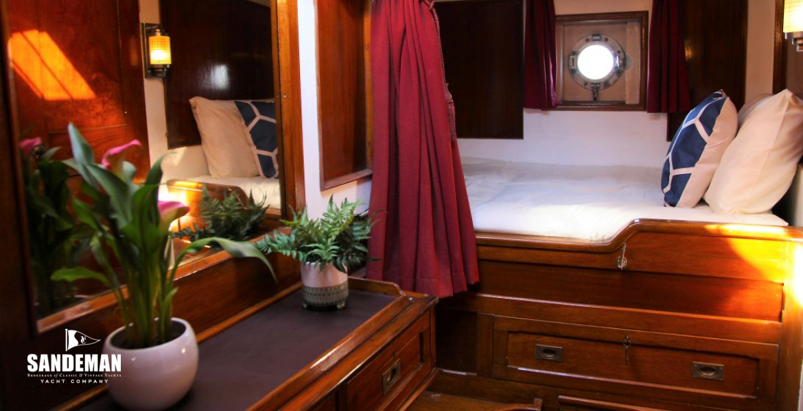 Owner cabin view to port