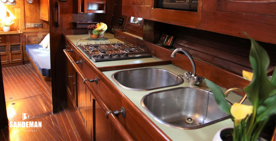 Galley view aft