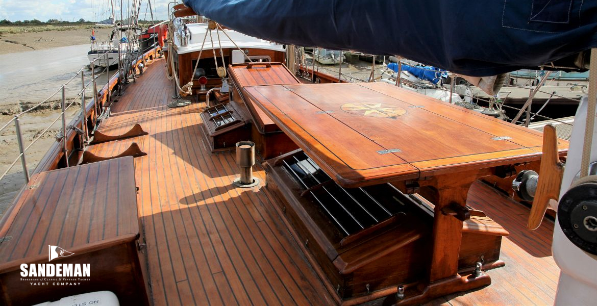 Mid deck view aft stbd