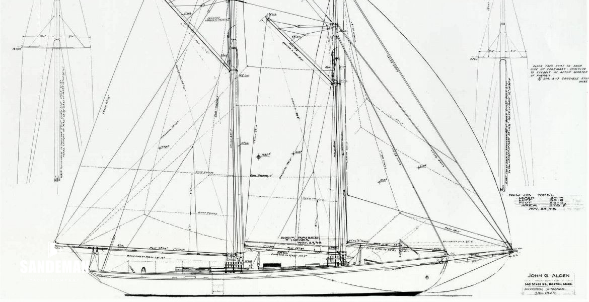 JOHN ALDEN 58ft GAFF SCHOONER 1930/ 2003