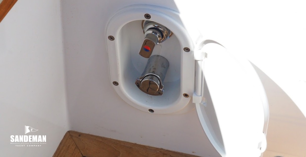 Cockpit deck shower