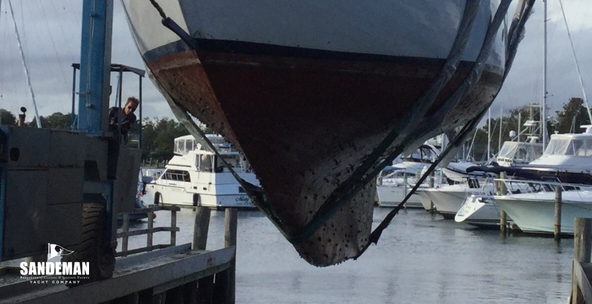 HAULED OUT BOW