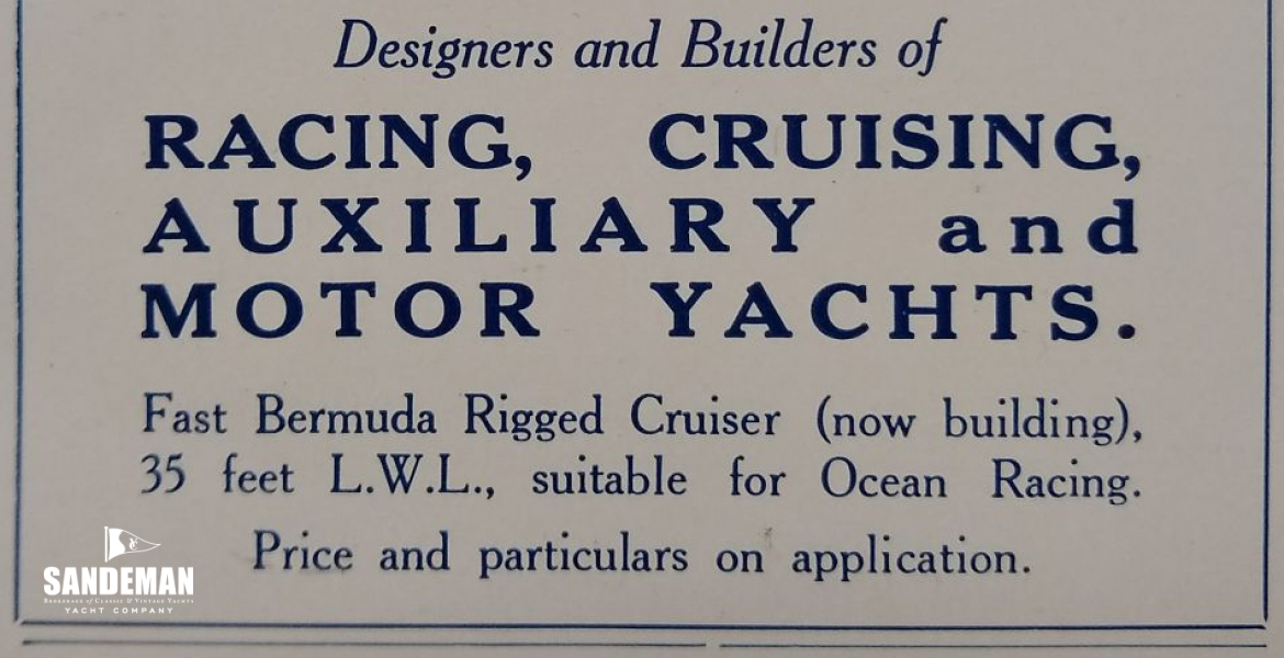 In build advert Yachting World 1939