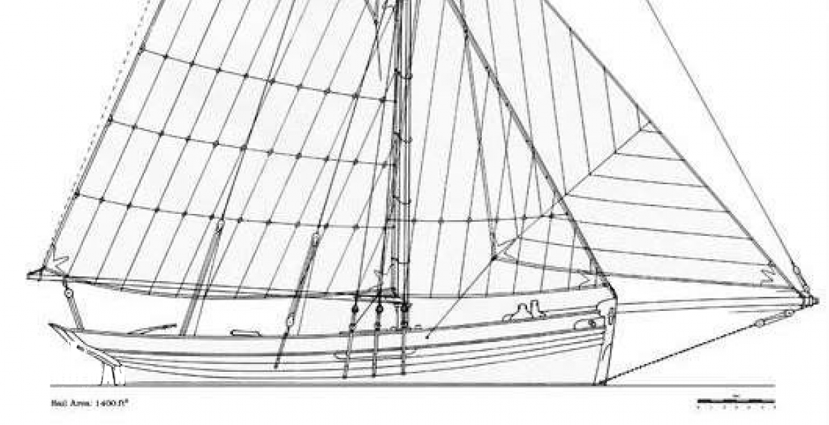 44ft Sail Plan