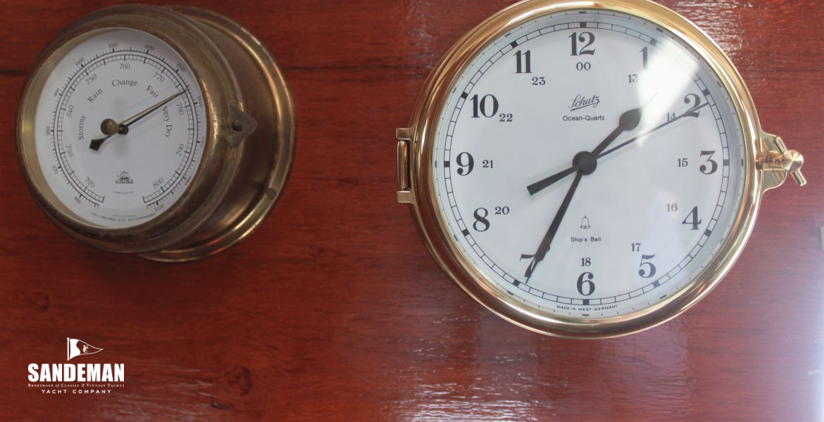 Barometer and clock