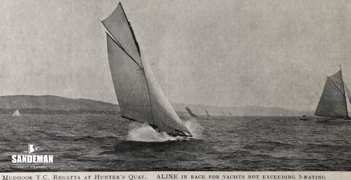 Racing on the Clyde 1912 original rig