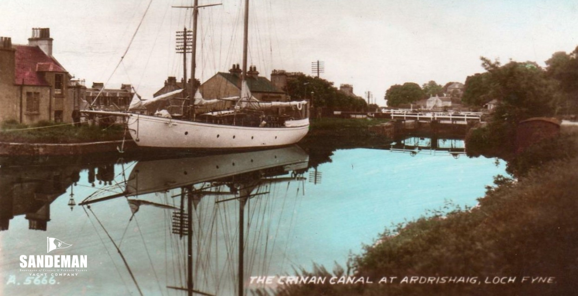 On the Crinan Canal, Scotland, c.1950