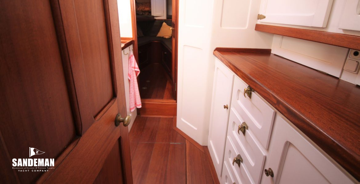 Forward to galley
