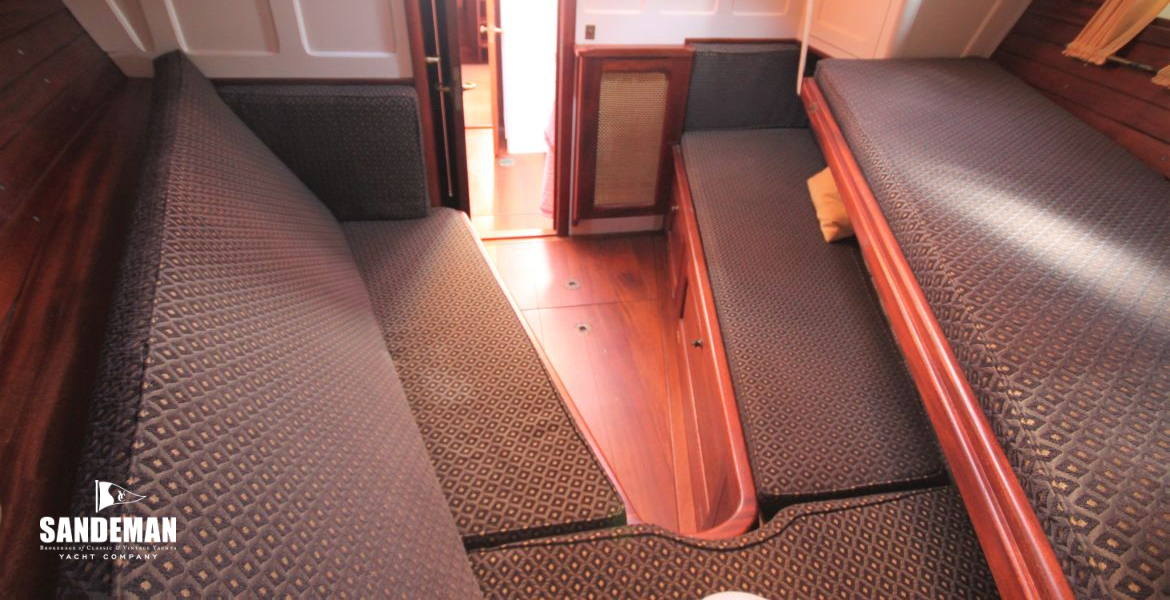 Fore cabin view aft