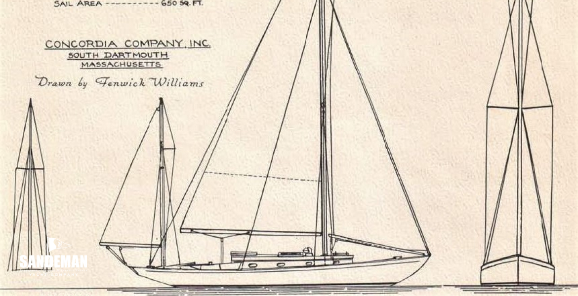 Concordia Yawl Generic Sail Plan