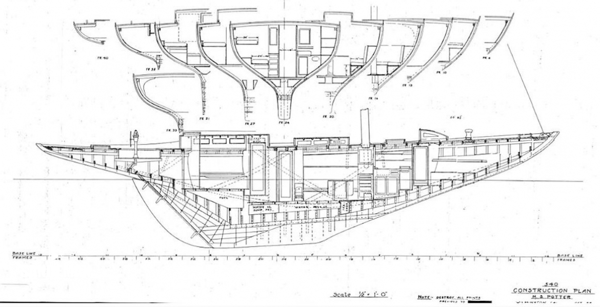 Original construction plan