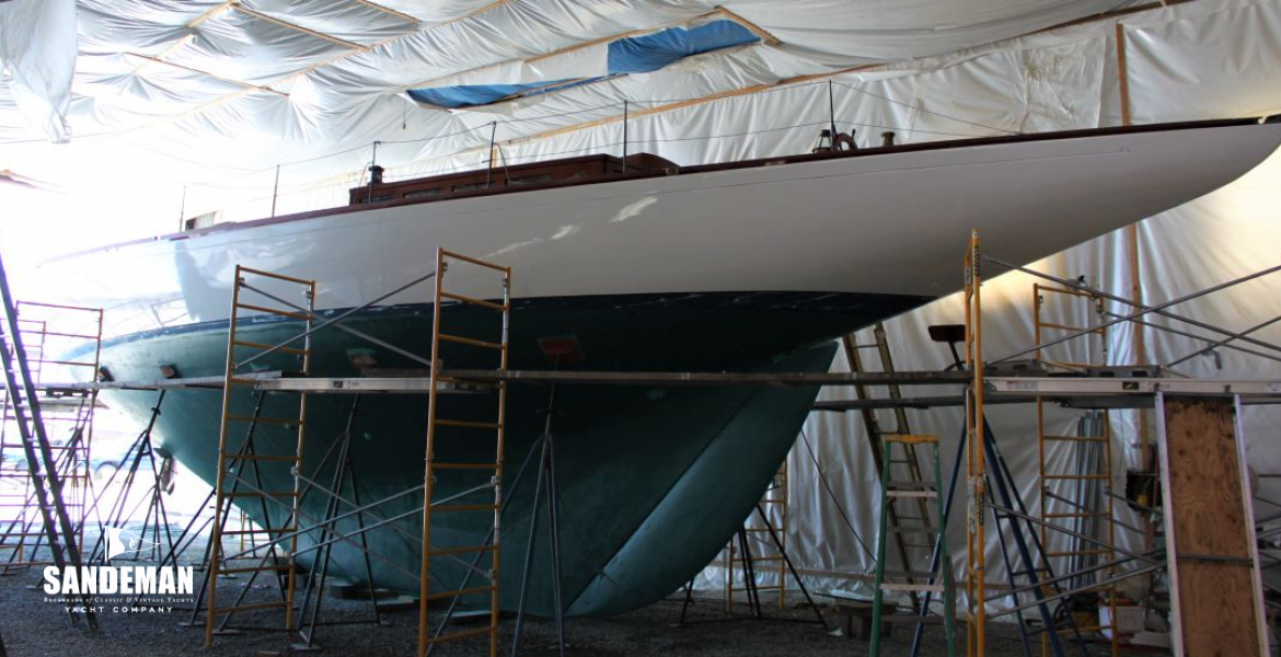 Hauled out aft